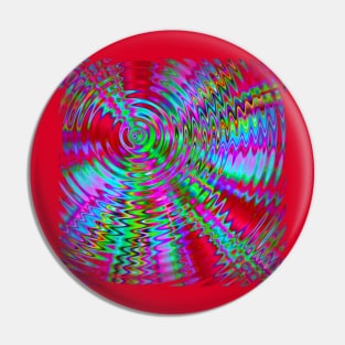 Red Foil Radiance Pin