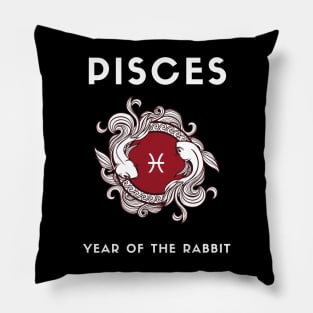 PISCES / Year of the RABBIT Pillow