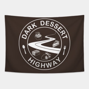 Dark Dessert Highway Tapestry