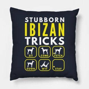 Stubborn Ibizan Tricks - Dog Training Pillow