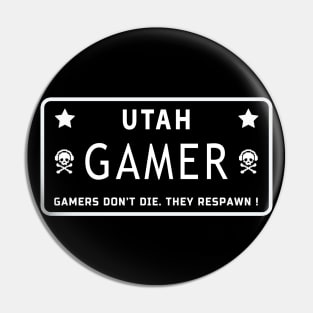 Gamer. UTAH Pin