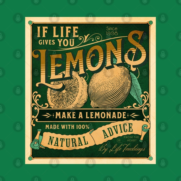 If Life gives you Lemons vintage posters by SpaceWiz95