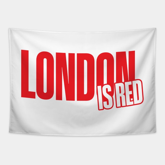 London is Red Tapestry by Footscore