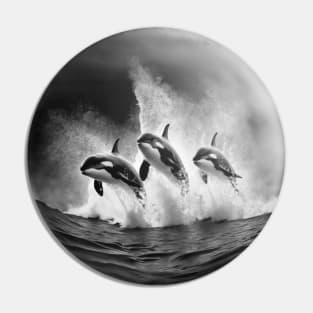 jumping killer whales Pin