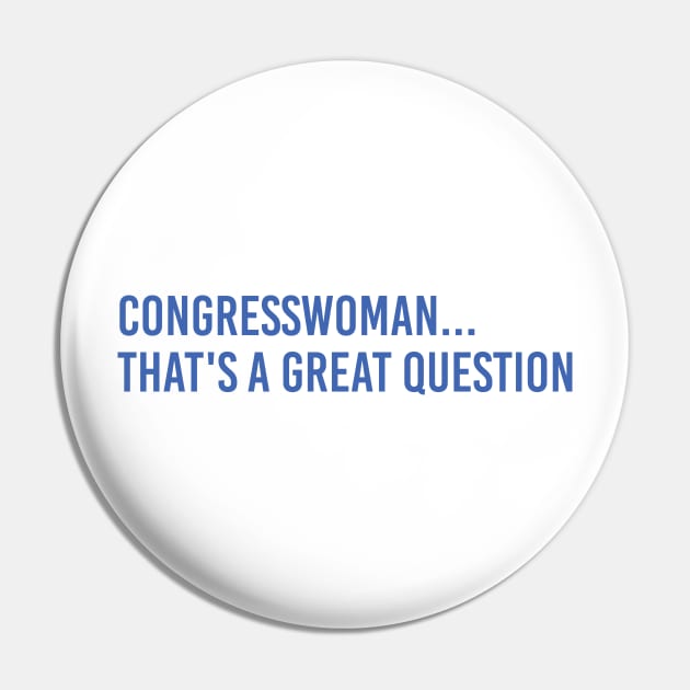 Congresswoman, that's a great question - Mark Zuckerberg Pin by GreazyL