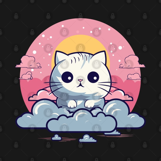 Cloudy Cute Cat by pako-valor