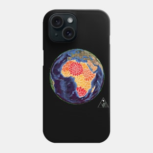 AFRICA FLOWERED CONTINENT by AfreeKA -3 Phone Case