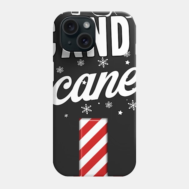 Christmas Free Candy Cane Funny Tshirt Phone Case by andytruong