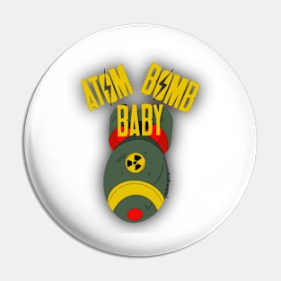 Atom Bomb Baby Fallout Mini Nuke Pin
