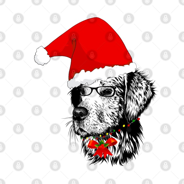 Santa Dog by Sunil Belidon