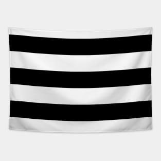 Black and White Stripes, Striped Pattern, Lines Tapestry