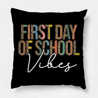 Back To School Happy First Day of School for Teachers Pillow