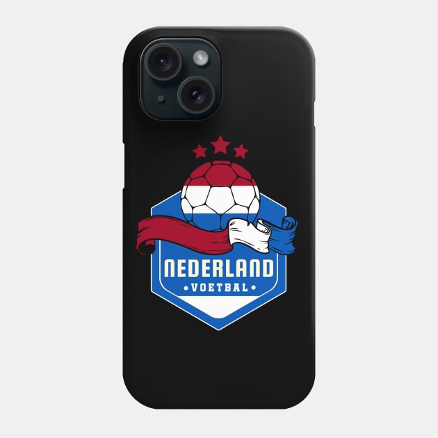 Nederland Voetbal Phone Case by footballomatic