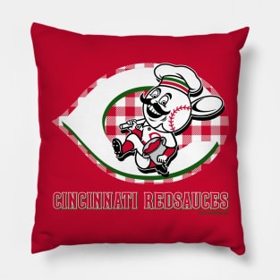 Cincinnati Red Sauces Pillow