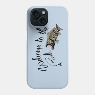 Welcome to the Reel World fishing for gag grouper Phone Case