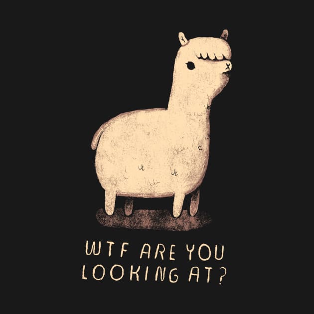 alpaca with attitude by Louisros