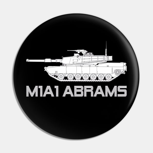 US M1 Abrams Main Battle Tank Pin by FAawRay