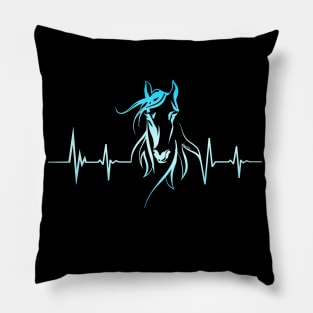 Horse Heartbeat by Farm n' Fancy Pillow