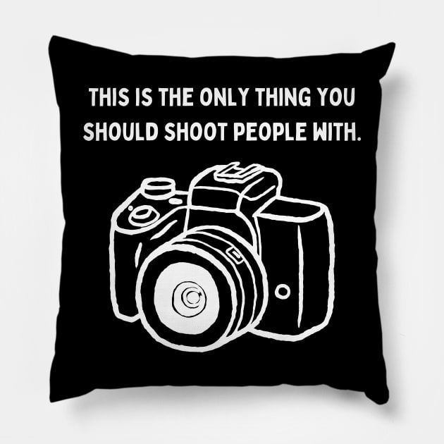 End Gun Violence Pillow by Daz Art & Designs