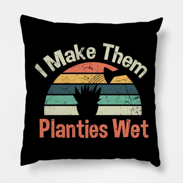 I Make Them Planties Wet Pillow by zerouss