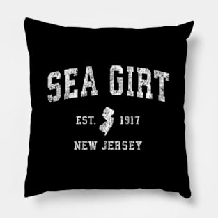 Sea Girt New Jersey Nj Athletic Sports Pillow