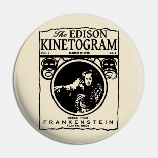 Frankenstein (1910) Film Poster Pin