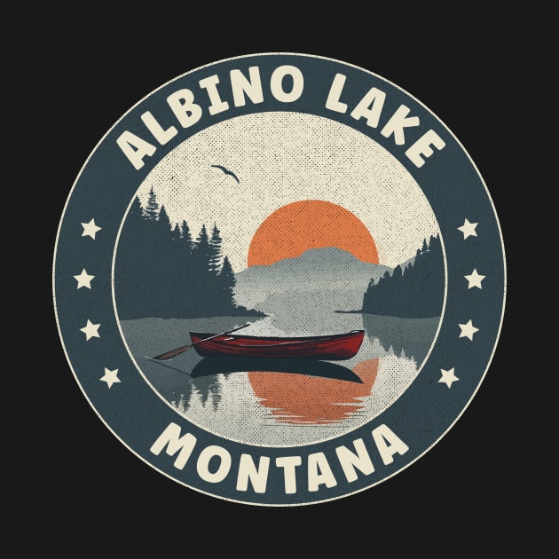 Albino Lake Montana Sunset by turtlestart