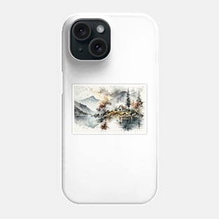 Peaceful Riverside Retreat Phone Case