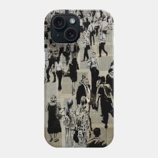 One crowded hour Phone Case