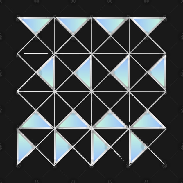 Triangle geometric pattern by kamonnakrob