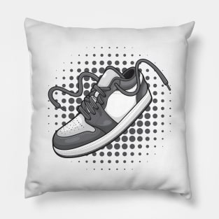 AJ 1 Vintage Stealth Grey Sneaker Pillow