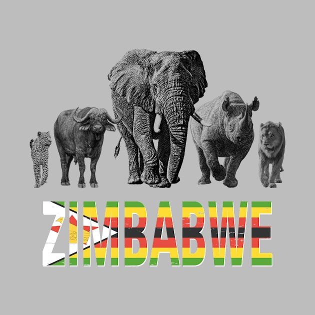 Zimbabwe Wildlife Big Five for Zimbabwe Safari Fans by scotch