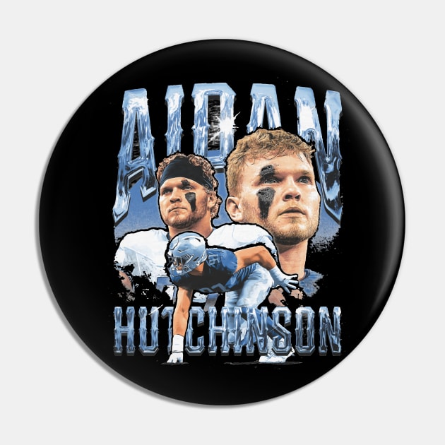 Aidan Hutchinson Detroit Vintage Pin by ClarityMacaws