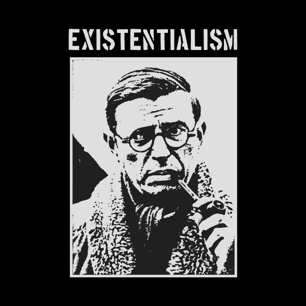 Existentialism - Jean Paul Sartre by metamorfatic