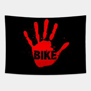 "Bike" Murder Hand Cycling Graphic Tapestry