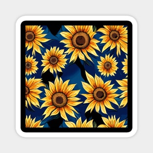 Sunflower  mural Art Magnet