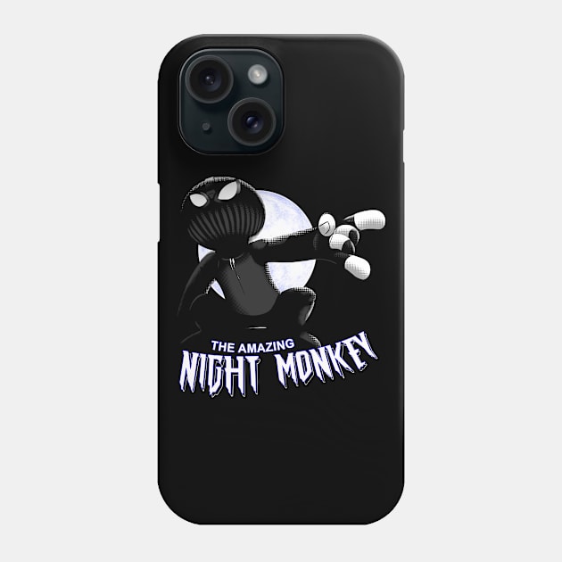 The Night Monkey Phone Case by Hoogie Tees