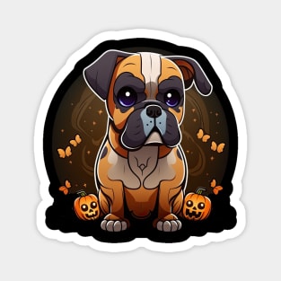 Boxer halloween Magnet