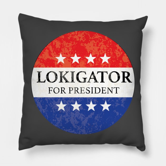 Lokigator For President Pillow by trollbogies