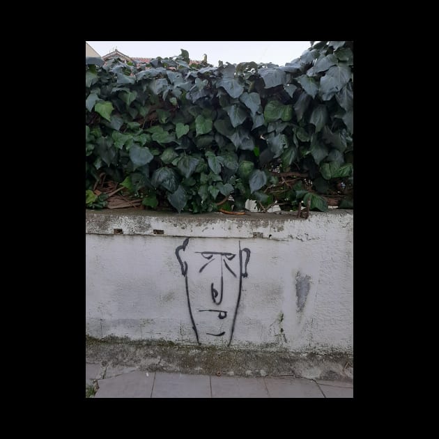 Glum grafitti face by Stephfuccio.com
