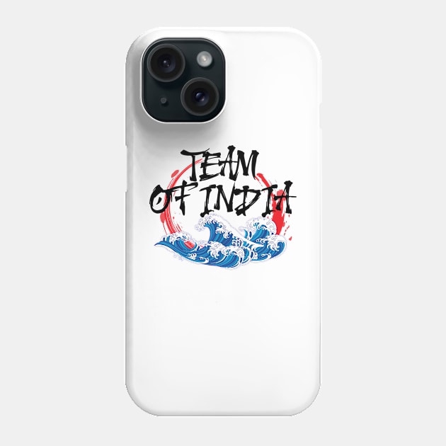 Cheering for athletes and team india Phone Case by TIHONA