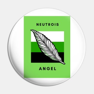 Neutrois Angel Pin