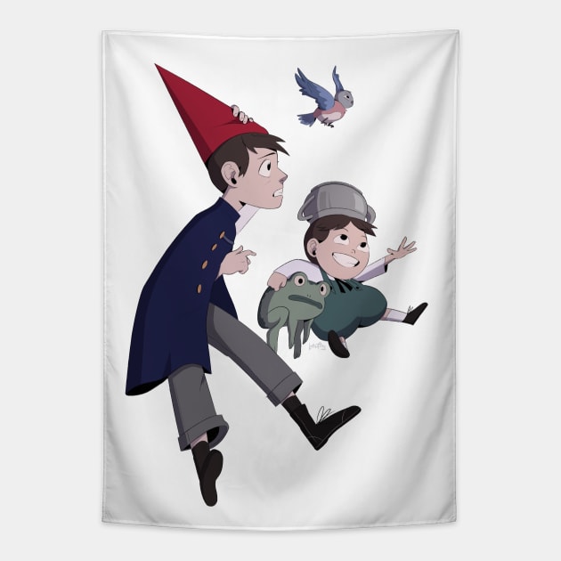 Over The Garden Wall Tapestry by LanxiArts