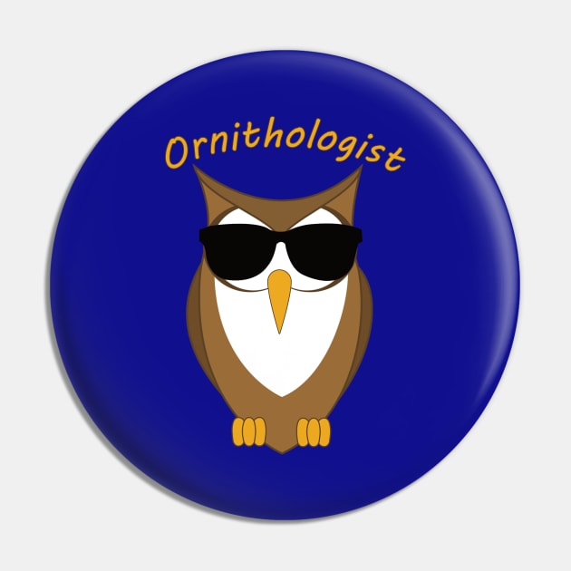 cool ornithologist Pin by SpassmitShirts