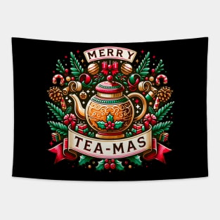 Merry Tea-mas Tapestry