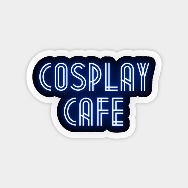 Cosplay Cafe Podcast logo Magnet by Phoenix Sisters Cosplay