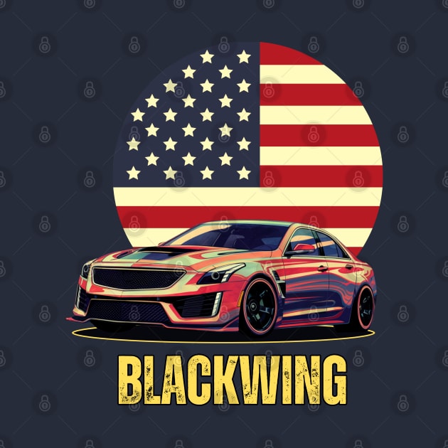 Cadillac CT5-V Blackwing US Flag by Moulezitouna