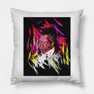 Colour cut Goldberg Pillow