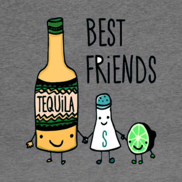 Tequila Best Friends - Tequila Best Friends - Sudadera con Gorro ...