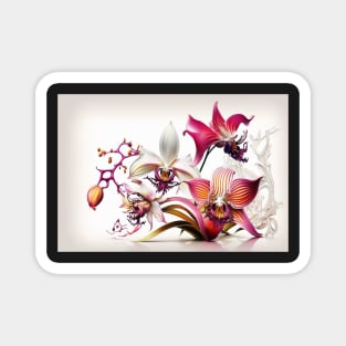 Oriental Orchids Magnet